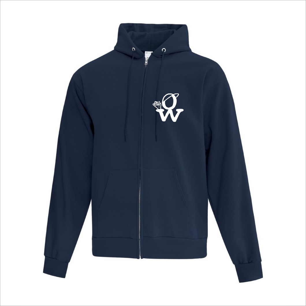 Adult Zip Hoodie - Orleans Wood