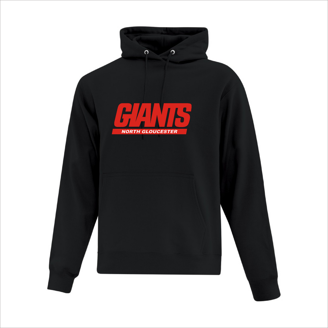 Adult Black Hoodie - North Gloucester Giants Football