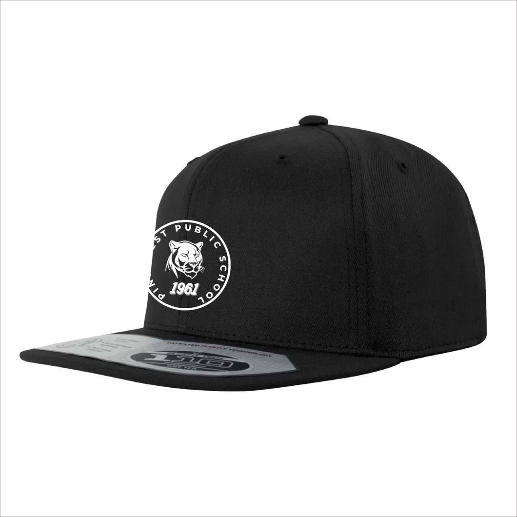 Black Snapback Baseball Hat - Pinecrest Public School