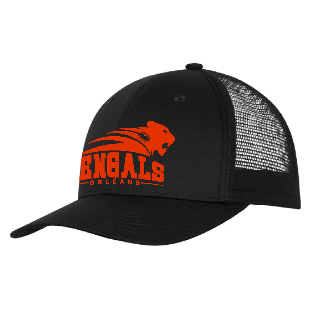 Black Trucker Hat - Orleans Bengals Football