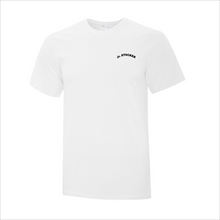 Load image into Gallery viewer, Adult White T-Shirt - Junior Stocker
