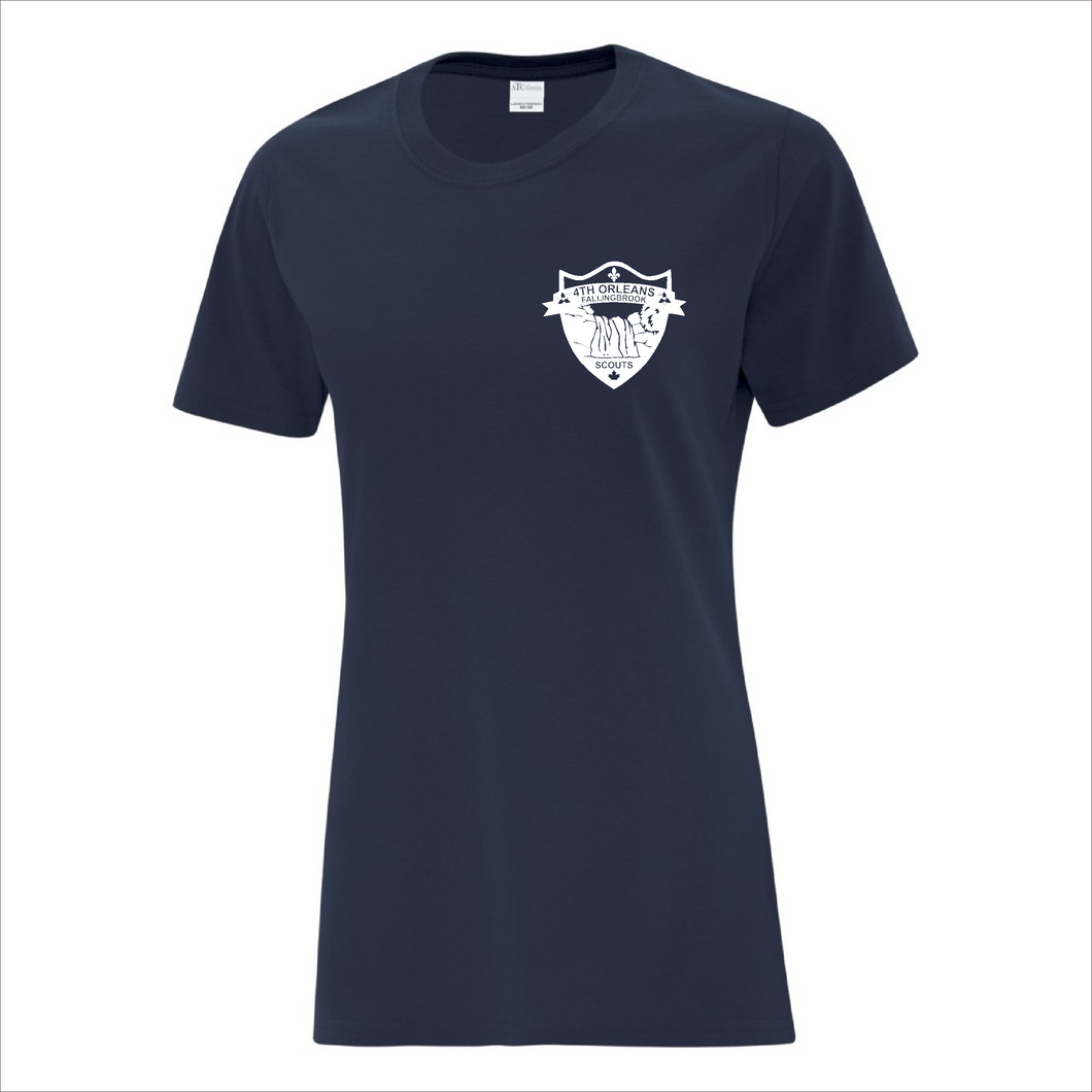 Women's Navy T-Shirt - 4th Orleans Beavers