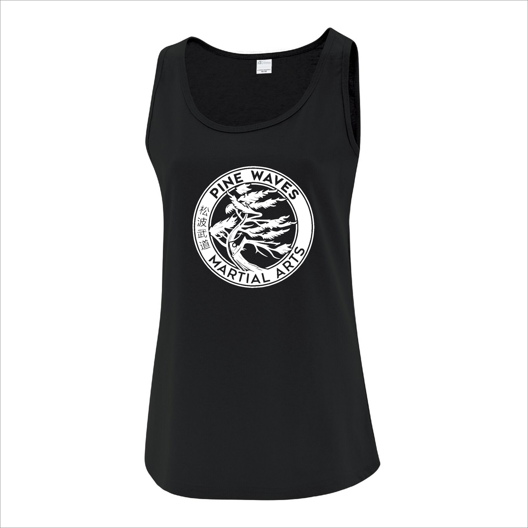 Black Women's Tank Top - Pine Waves Martial Arts