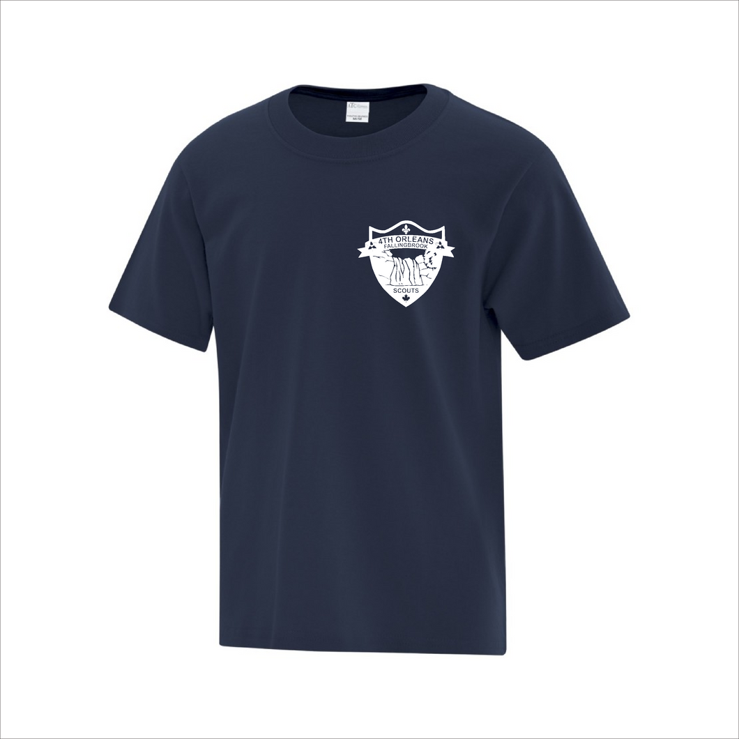 Youth Navy T-Shirt - 4th Orleans Venturers