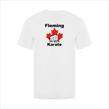 Load image into Gallery viewer, Men&#39;s White T-Shirt - Fleming Karate Club
