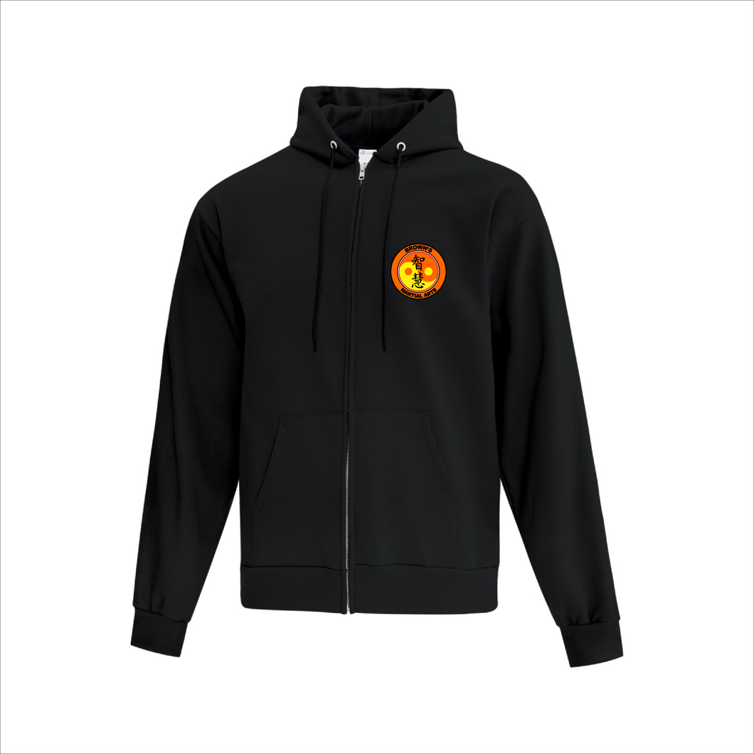Adult Zip-up Hoodie - Brown's Martial Arts