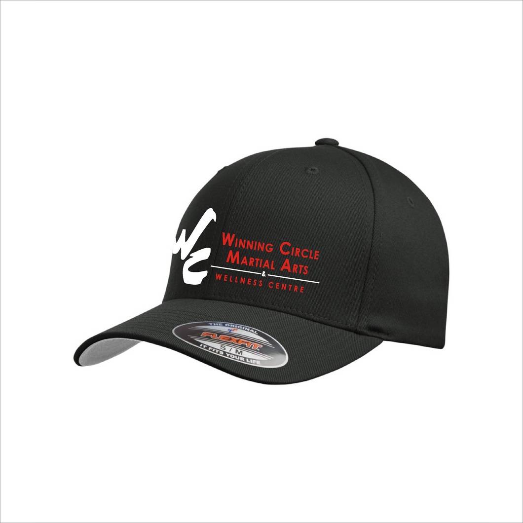 Black Fitted Baseball Hat - Winning Circle