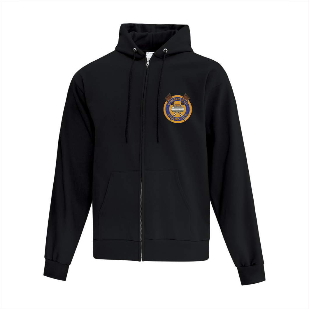 Adult Zip-up Hoodie - Cumberland Curling Club
